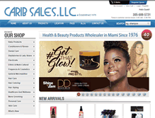 Tablet Screenshot of caribsalesinc.com